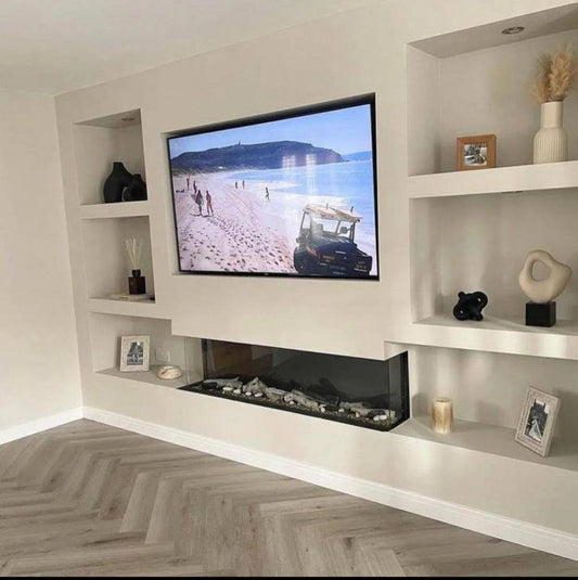 3D Cinewall with shelves