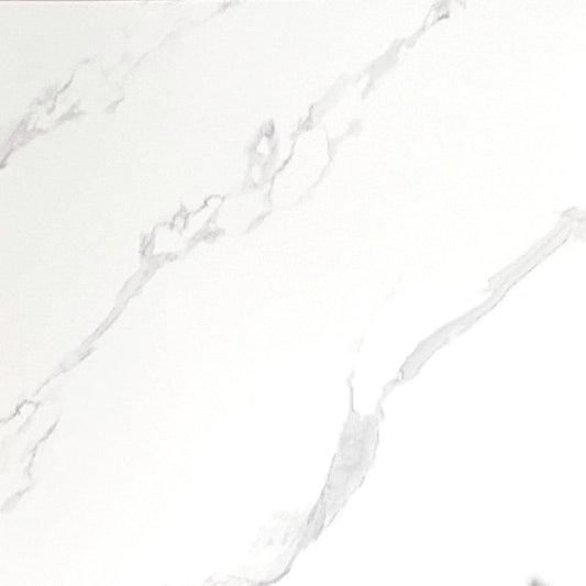 Marmeren wandpaneel plaat - White marble - 280 x 122 x 0.3cm